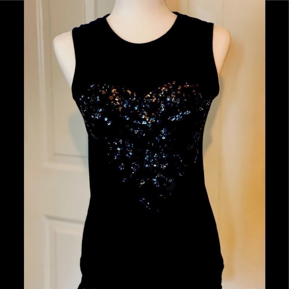 Express sequined heart top